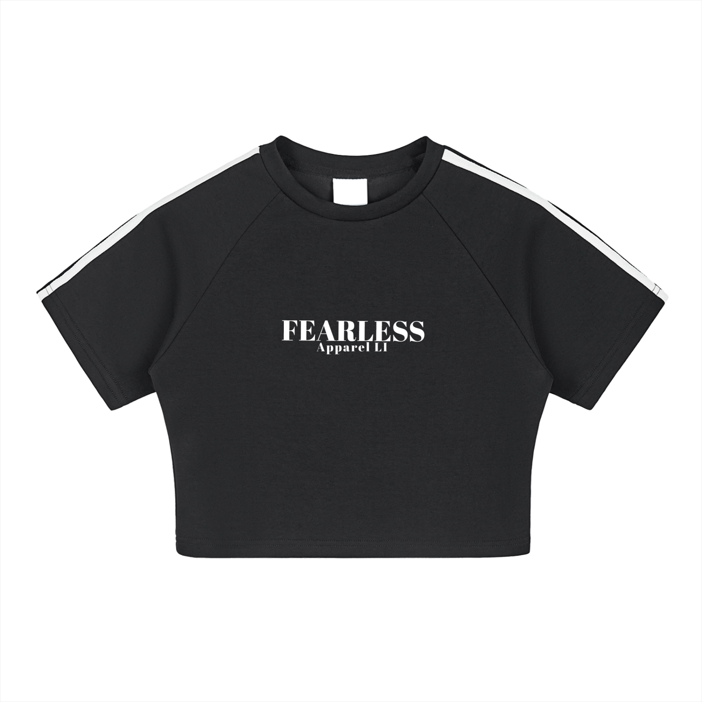 Women's Fearless Apparel Line – Taped Cooling Performance Crop Top