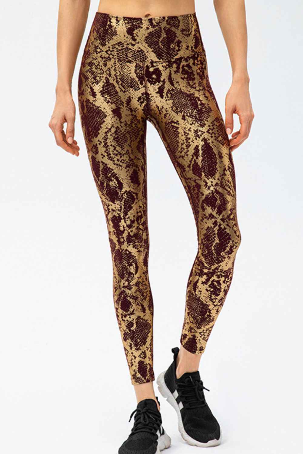 Women's Slim Fit Animal Print Sports Leggings