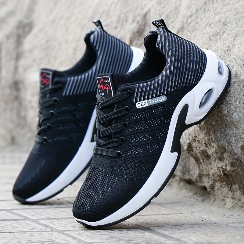 Men's Blue White Red Lightweight Sport Shoes for Adventure