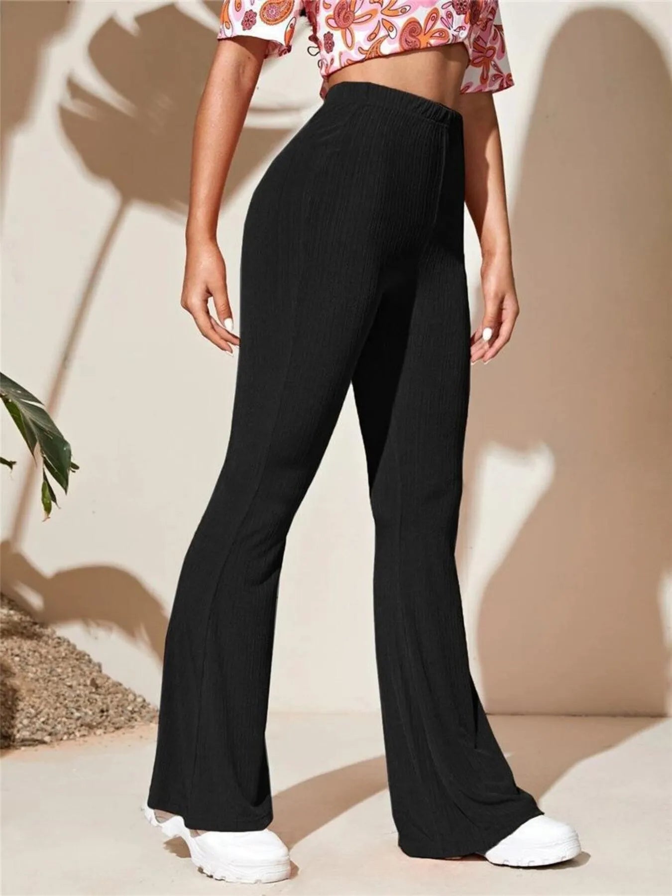 Women's Active High-Waist Flare Plus Size Leggings