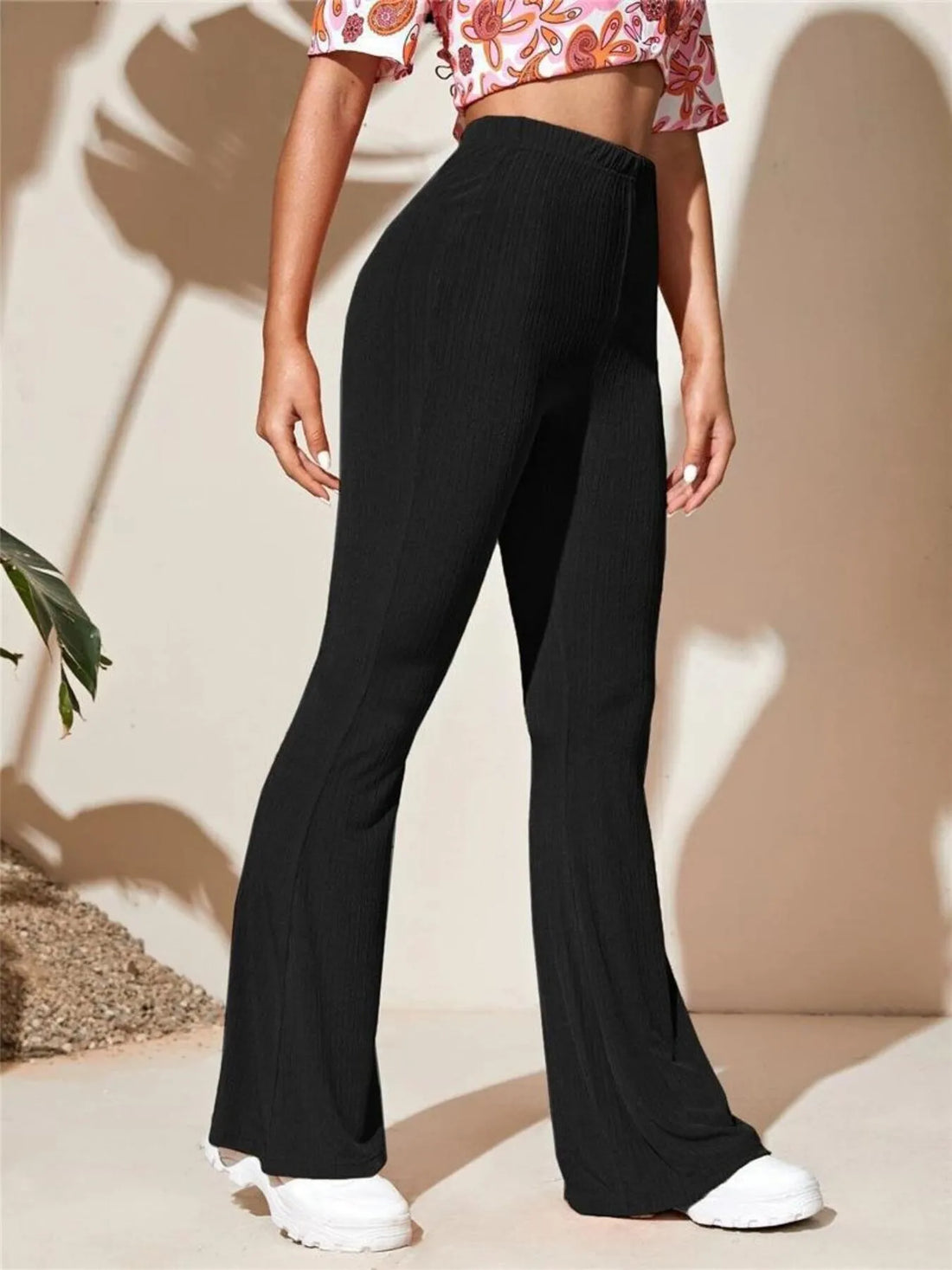 Women's Active High-Waist Flare Plus Size Leggings