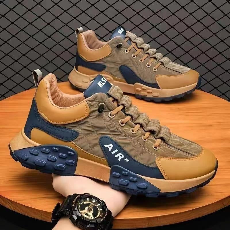 Men's Casual Versatile Thick Bottom Wear-resistant Sports Sneakers