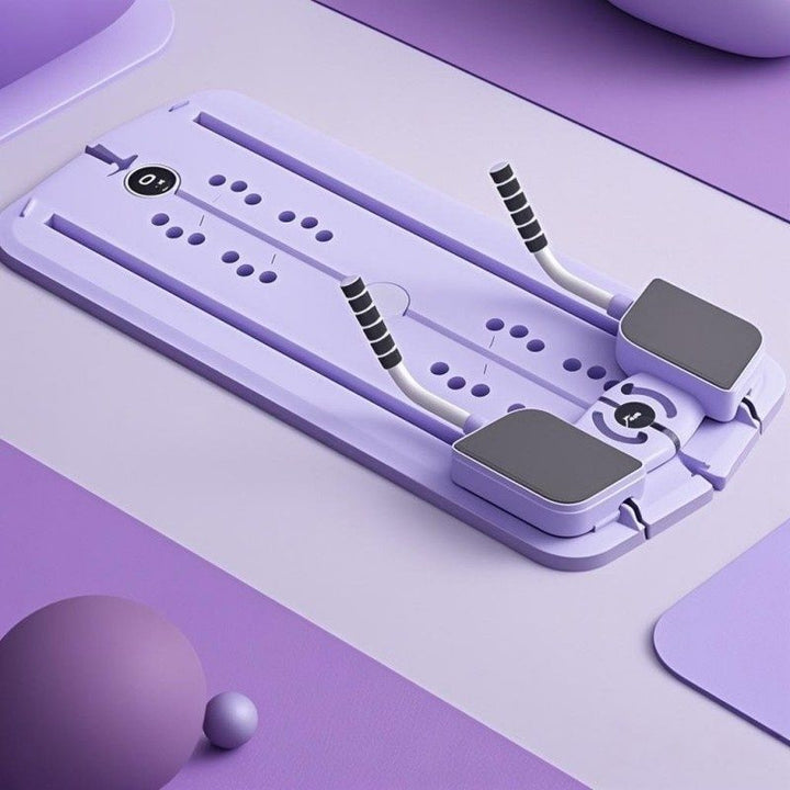 1pc Multi-Functional Folding Abdominal Exercise Board - PP Material, Uncharged, Portable Home Workout Equipment for Waist, Buttocks, Leg Toning and Shaping, Gym Accessories