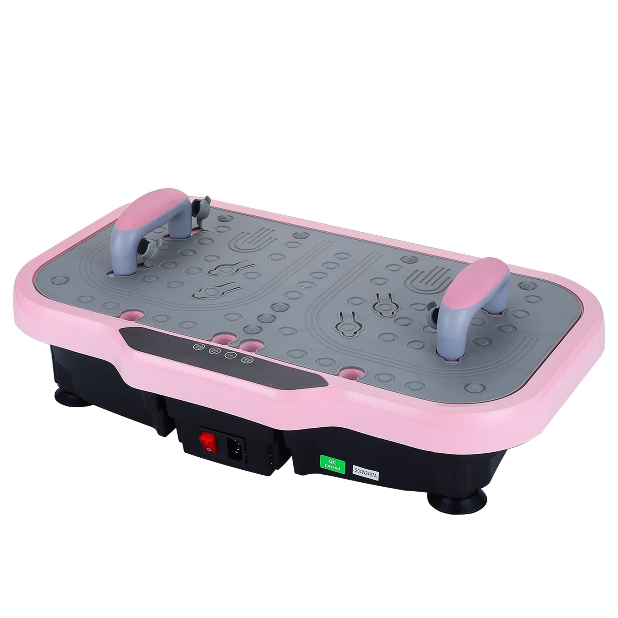 Vibration Plate Fitness Platform with handle Whole Body Exercise Machine with 120 Speed Levels, Fat Burning, and Weight Loss