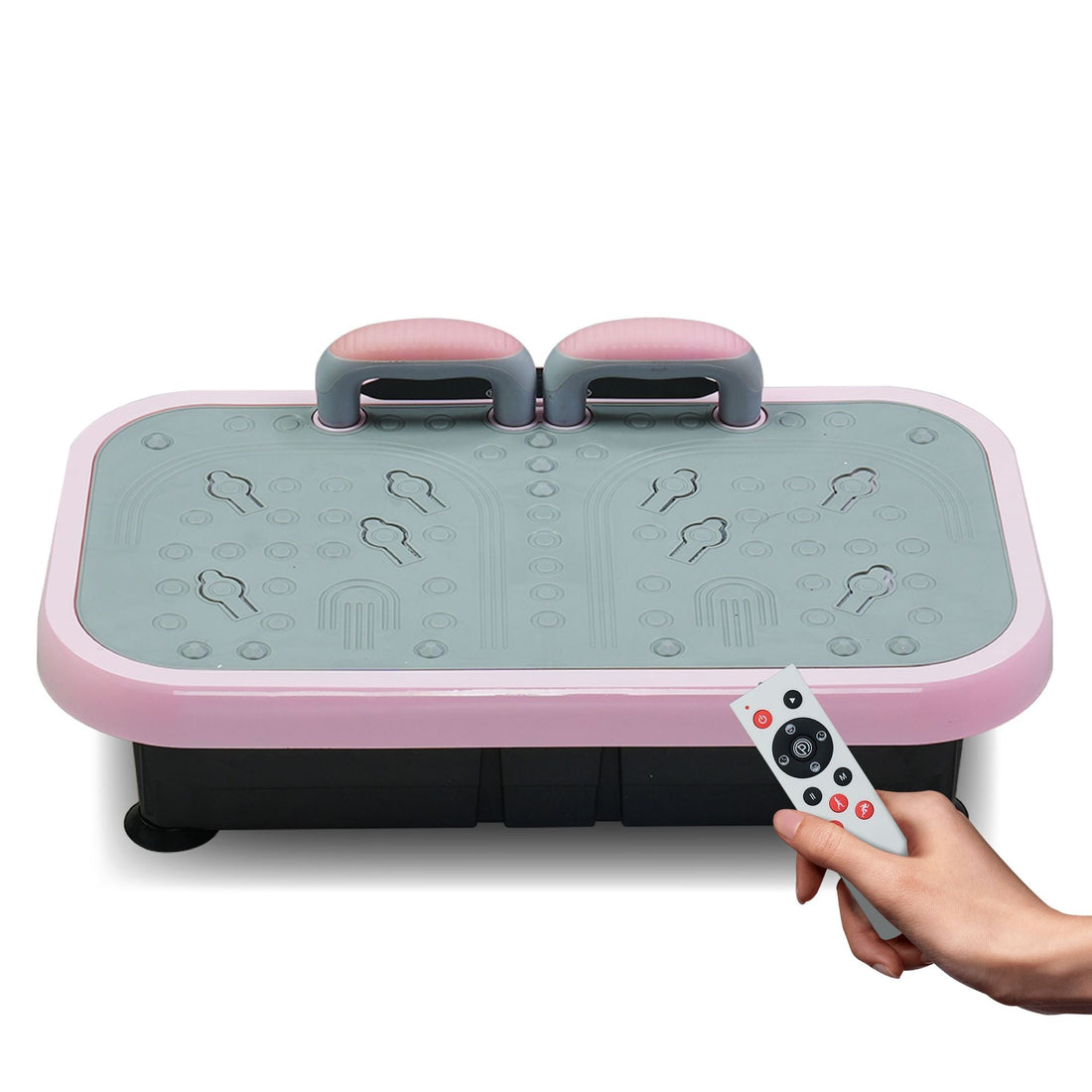 Vibration Plate Fitness Platform with handle Whole Body Exercise Machine with 120 Speed Levels, Fat Burning, and Weight Loss