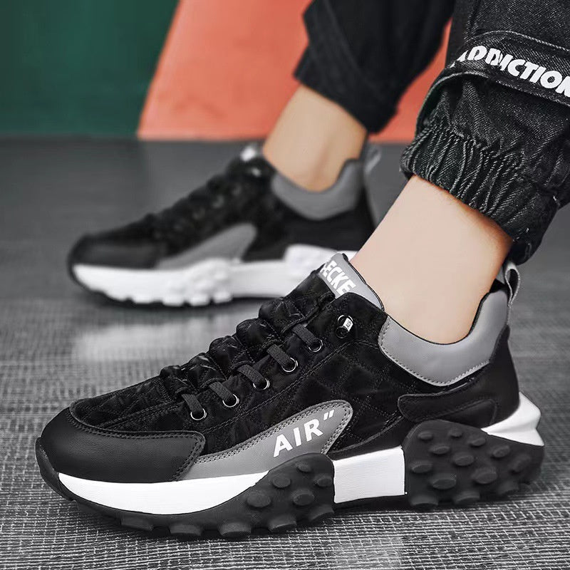 Men's Casual Versatile Thick Bottom Wear-resistant Sports Sneakers