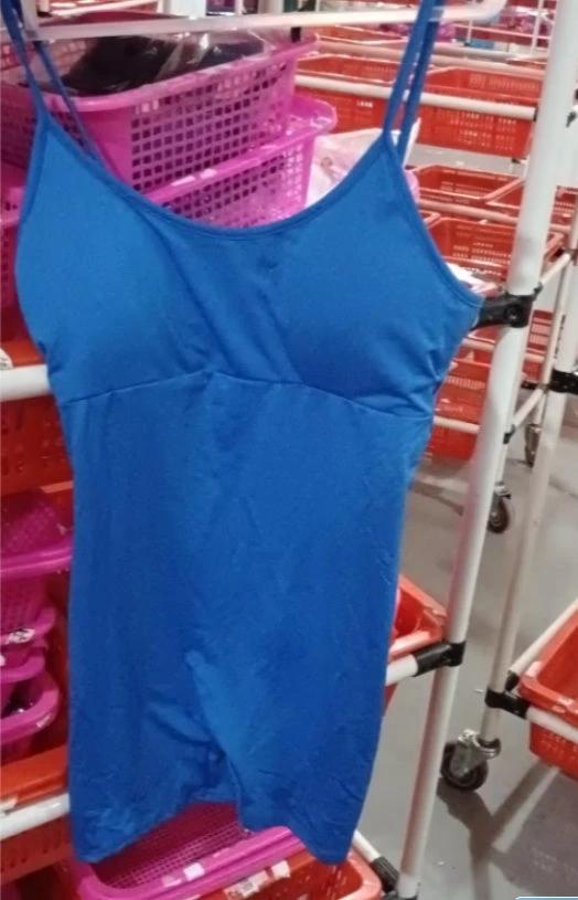 Women's Spaghetti Strap Shorts Yoga Workout Jumpsuit