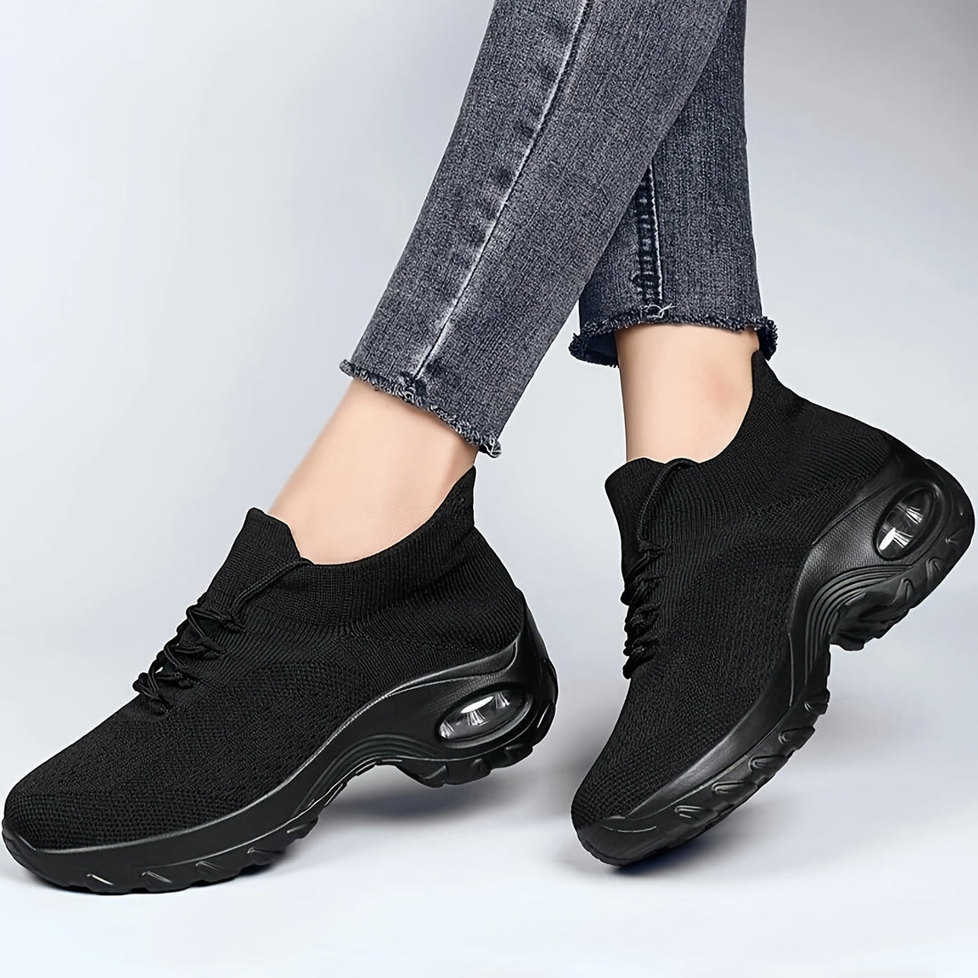 Women's Lightweight Cushioned Comfort Breathable Arch Sneakers