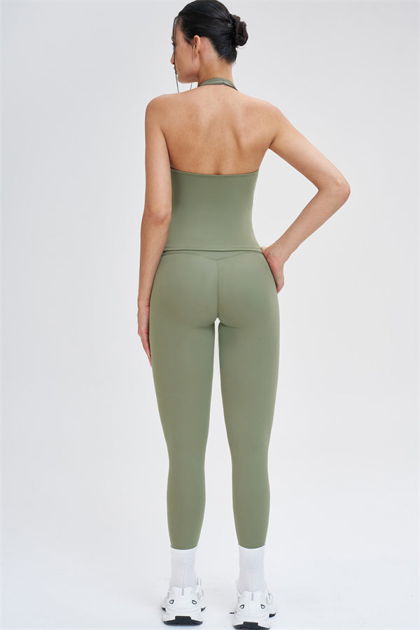 Women's The Stride Crop Top Isabella Leggings 2-Piece Set