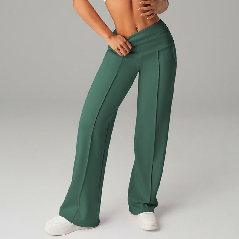 Women’s High Waisted Loose Fitting Wide Leg Sweatpants