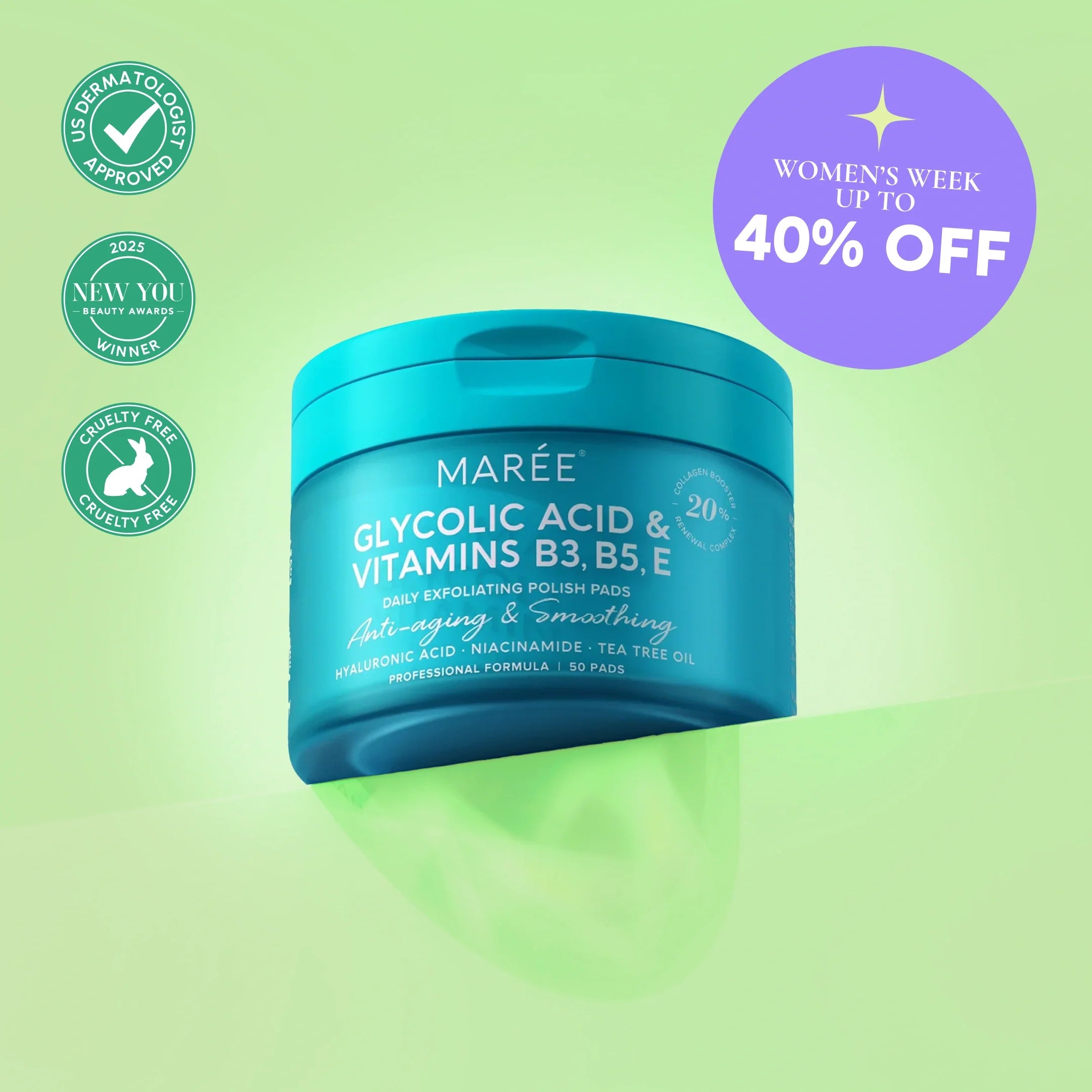 Glycolic Acid Exfoliating Pads