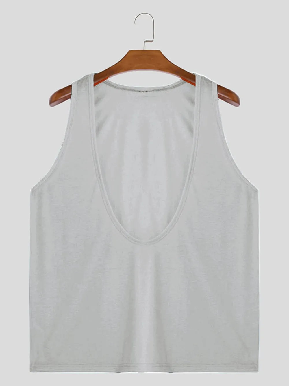 Men's Wide Strap Tank Top T-Shirt