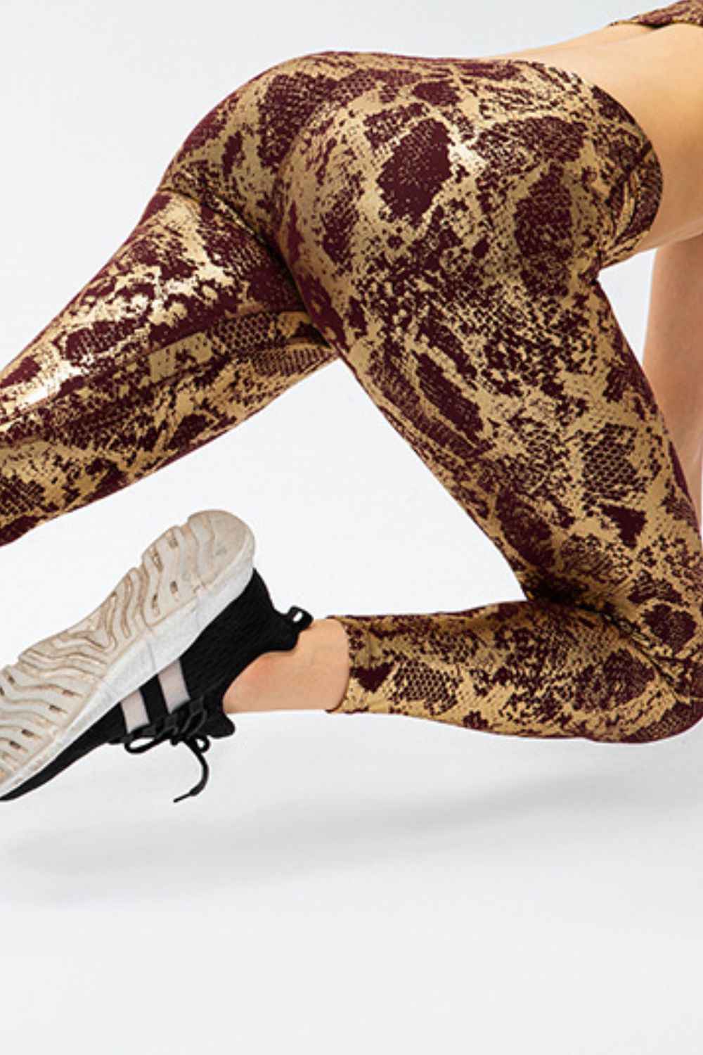 Women's Slim Fit Animal Print Sports Leggings
