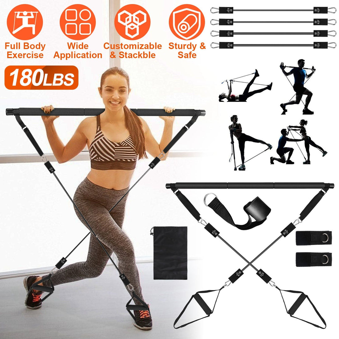 GBruno Pilates Bar Kit