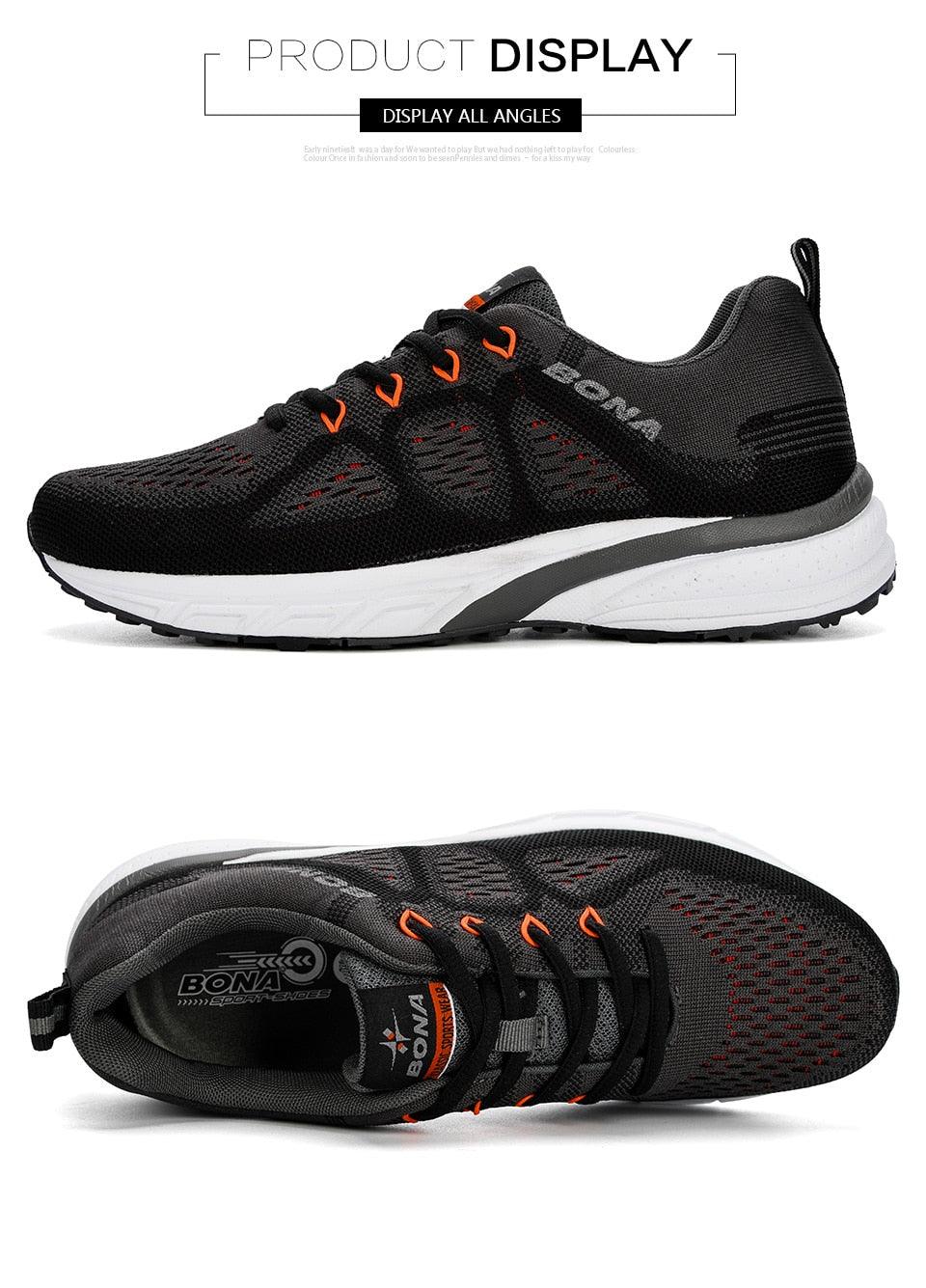 Men's Elegant Sport Mesh Trainers Lightweight Running Sneakers