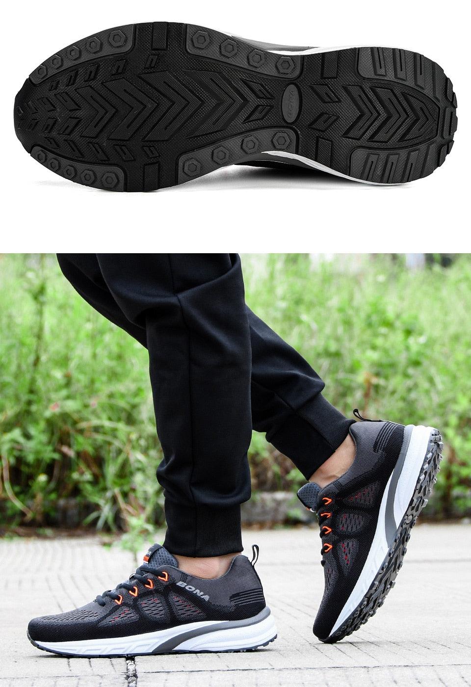 Men's Elegant Sport Mesh Trainers Lightweight Running Sneakers