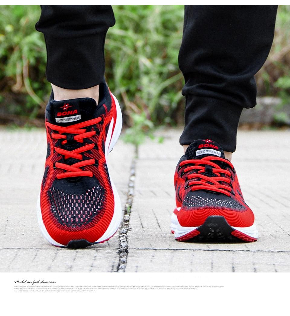Men's Elegant Sport Mesh Trainers Lightweight Running Sneakers
