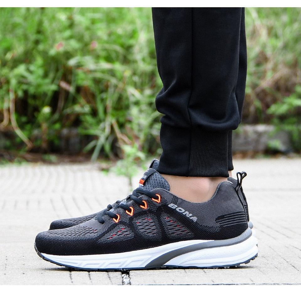 Men's Elegant Sport Mesh Trainers Lightweight Running Sneakers