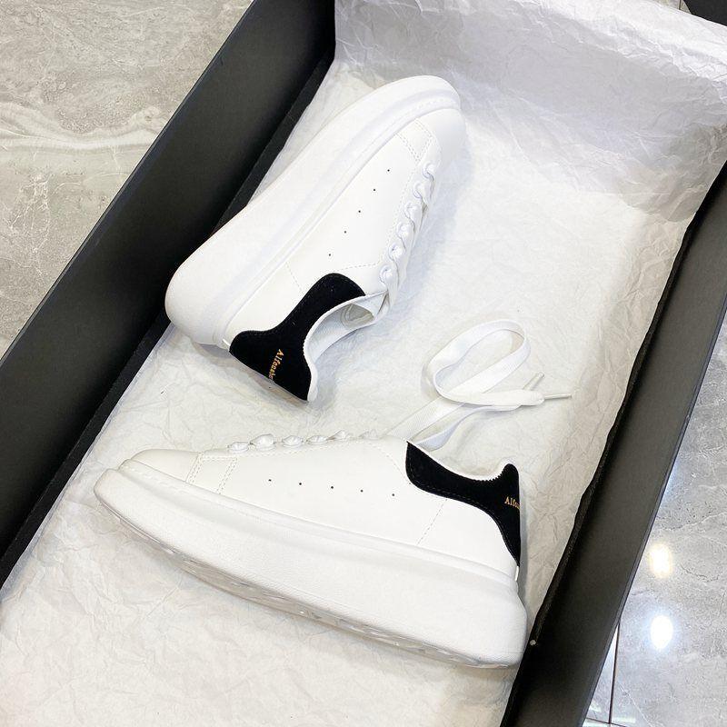 Men's Casual White Platform Sneakers