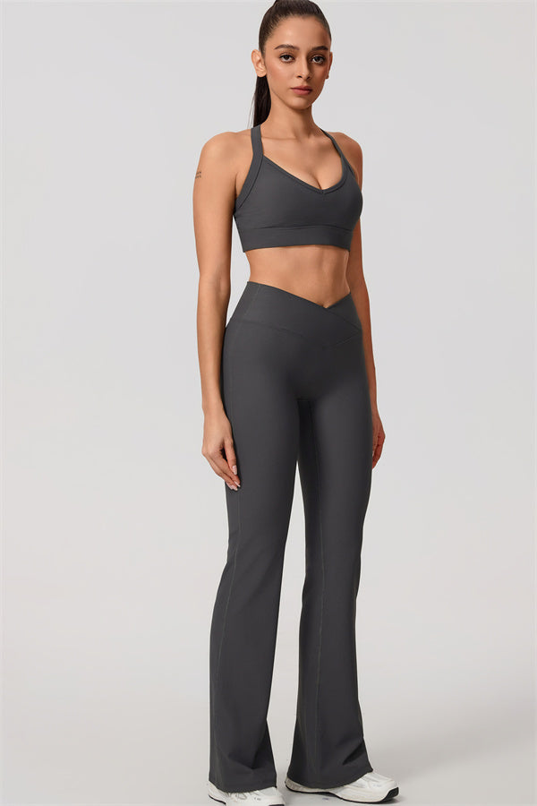 Women's The Daze Sports Bra Flared Leggings 2-Piece Set