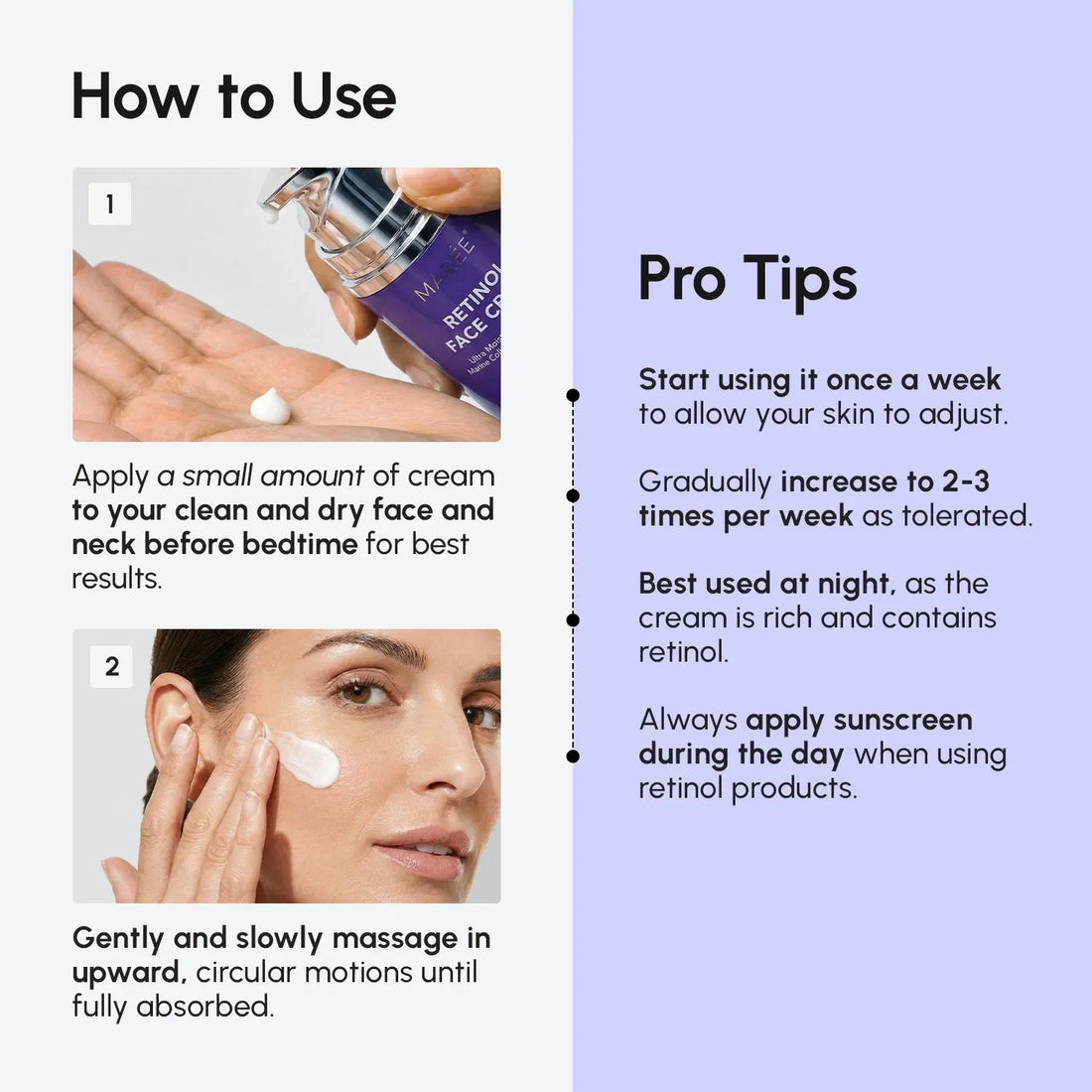 MAREE Retinol Lifting & Firming Face Cream