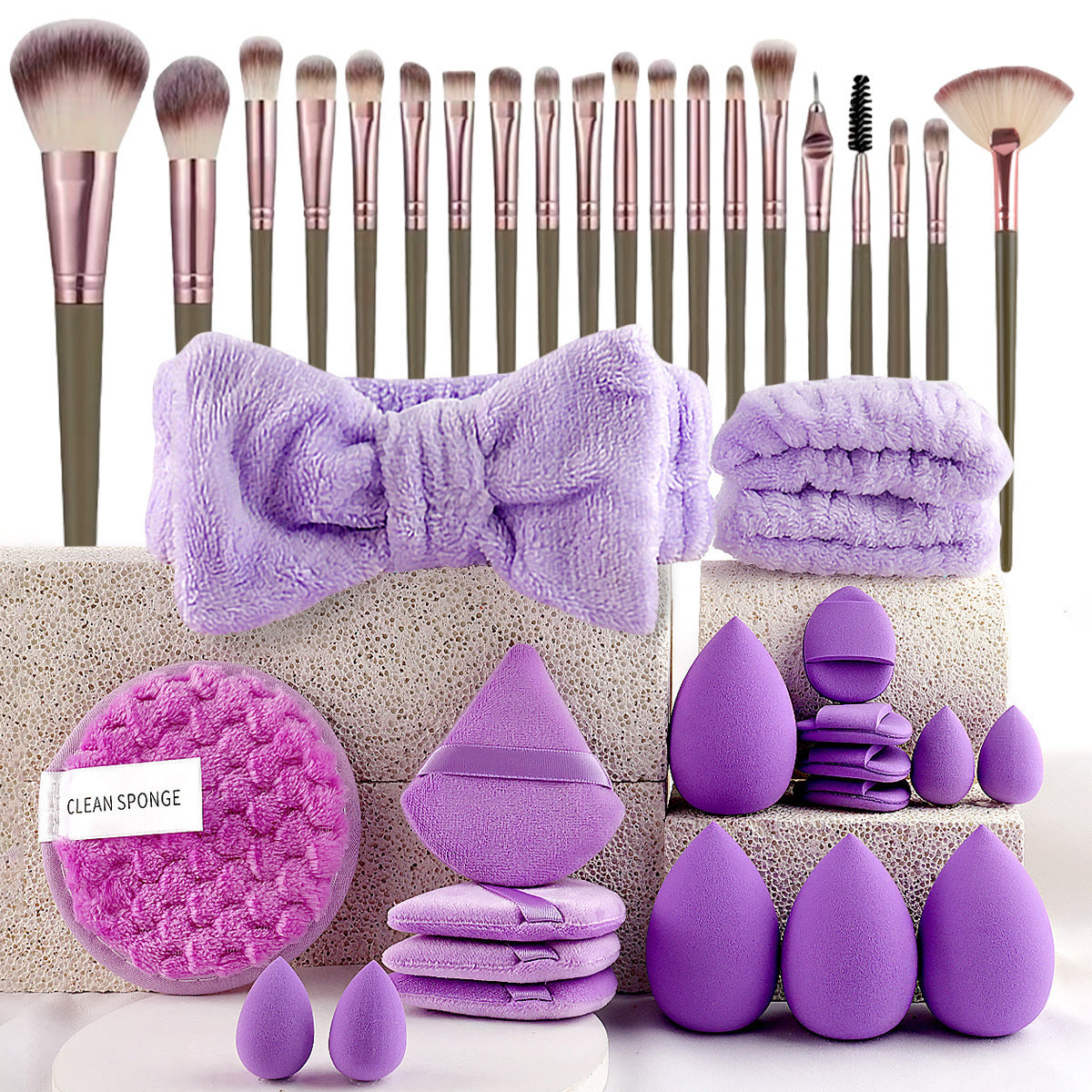 20- 40 Beauty Tools Major Combination Suit Face Wash Makeup Full Set