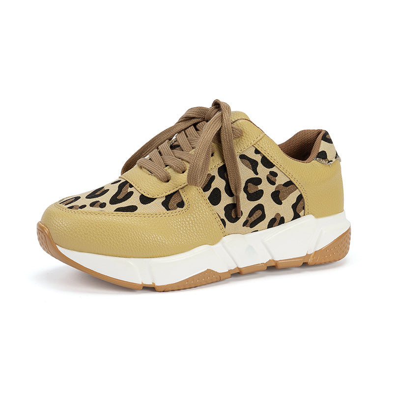 Women's Leopard Running Sports Sneakers