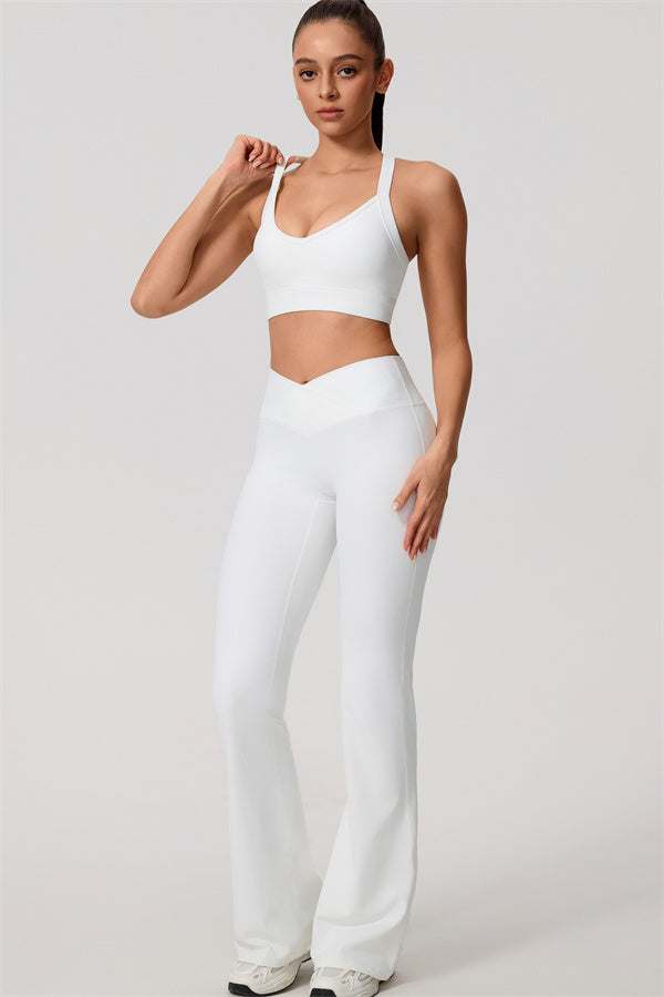 Women's The Daze Sports Bra Flared Leggings 2-Piece Set