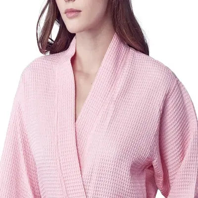 Women's Knee-Length Waffle Robe