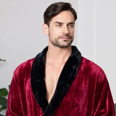 Men'sCozy Plush Robes – Built for Comfort, Designed to Last