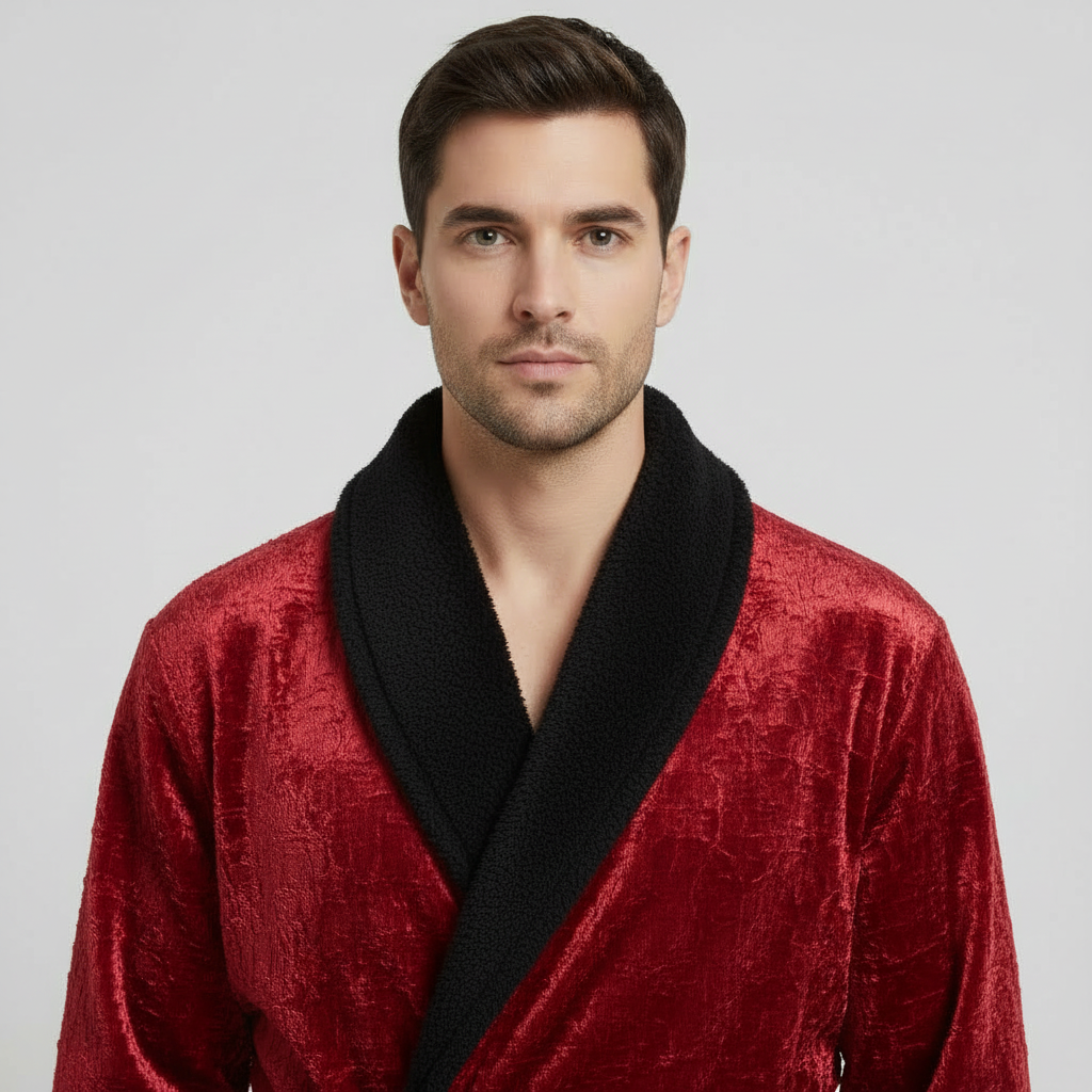 Men'sCozy Plush Robes – Built for Comfort, Designed to Last