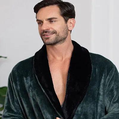 Men'sCozy Plush Robes – Built for Comfort, Designed to Last