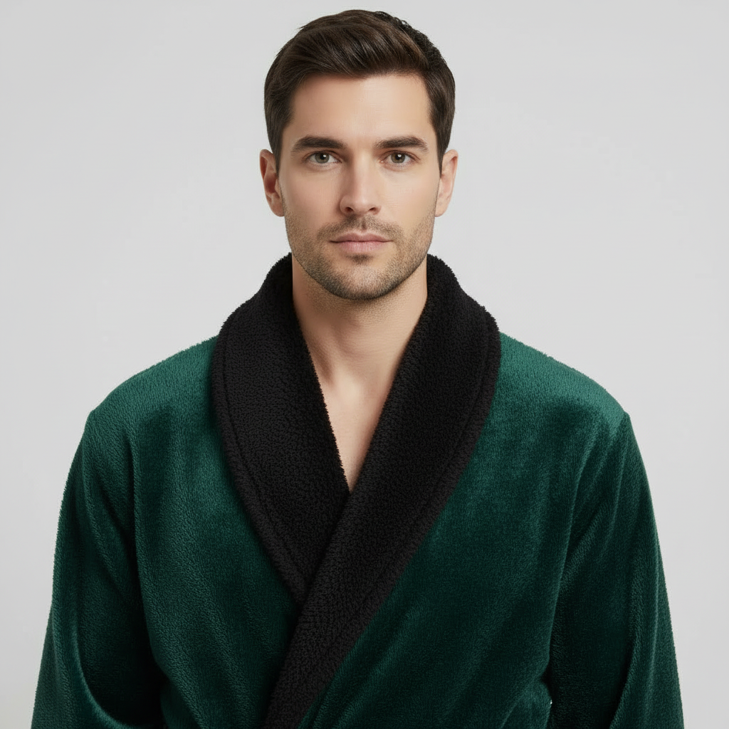 Men'sCozy Plush Robes – Built for Comfort, Designed to Last