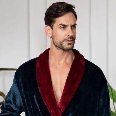 Men'sCozy Plush Robes – Built for Comfort, Designed to Last