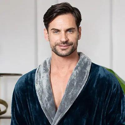 Men'sCozy Plush Robes – Built for Comfort, Designed to Last