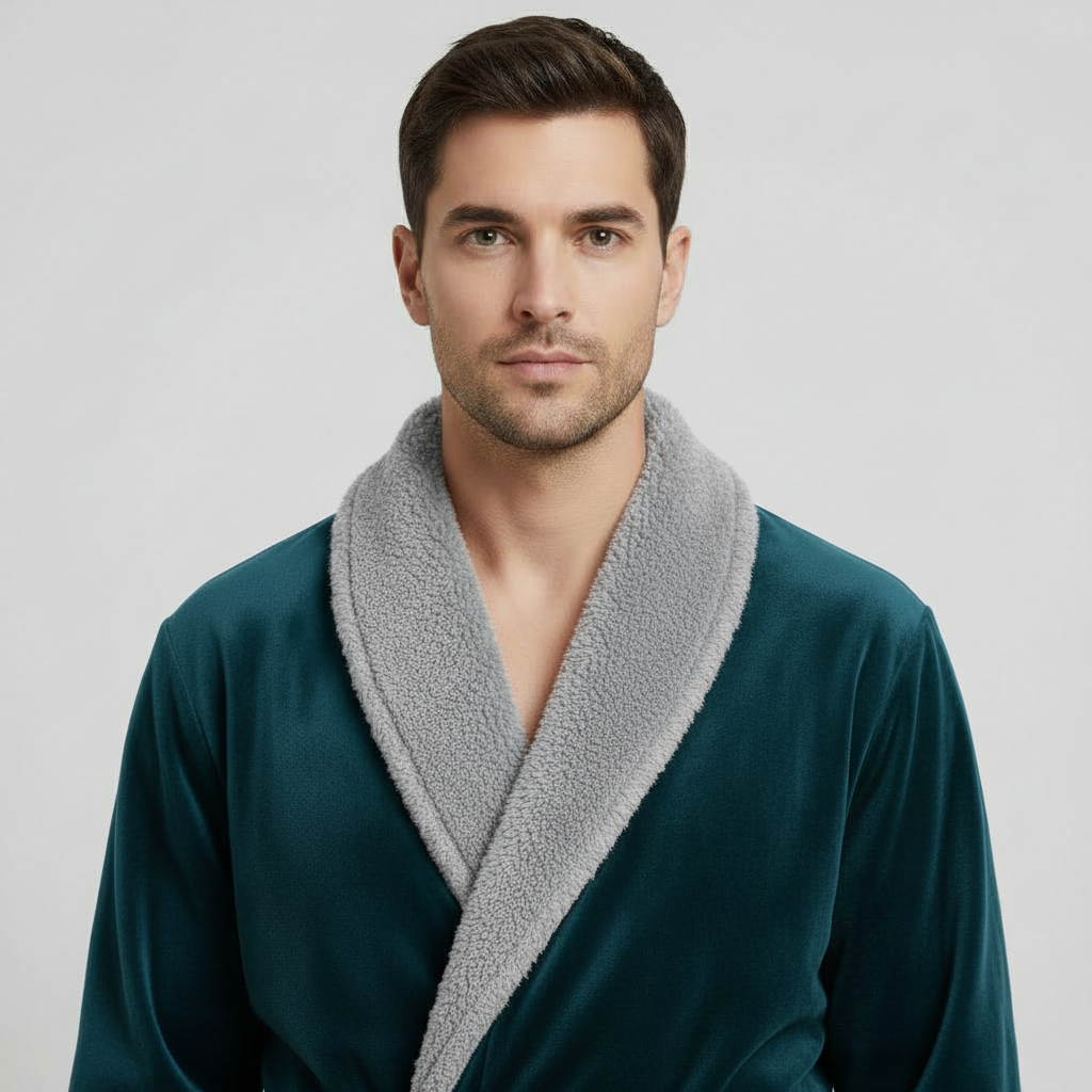 Men'sCozy Plush Robes – Built for Comfort, Designed to Last