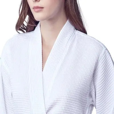 Women's Knee-Length Waffle Robe