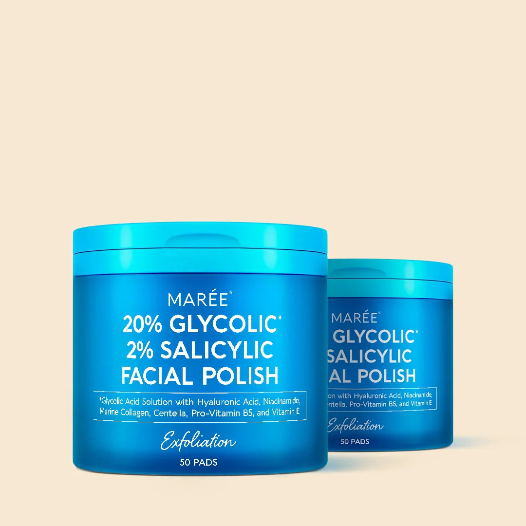 Marée® Glycolic & Salicylic Acid Peel Pads