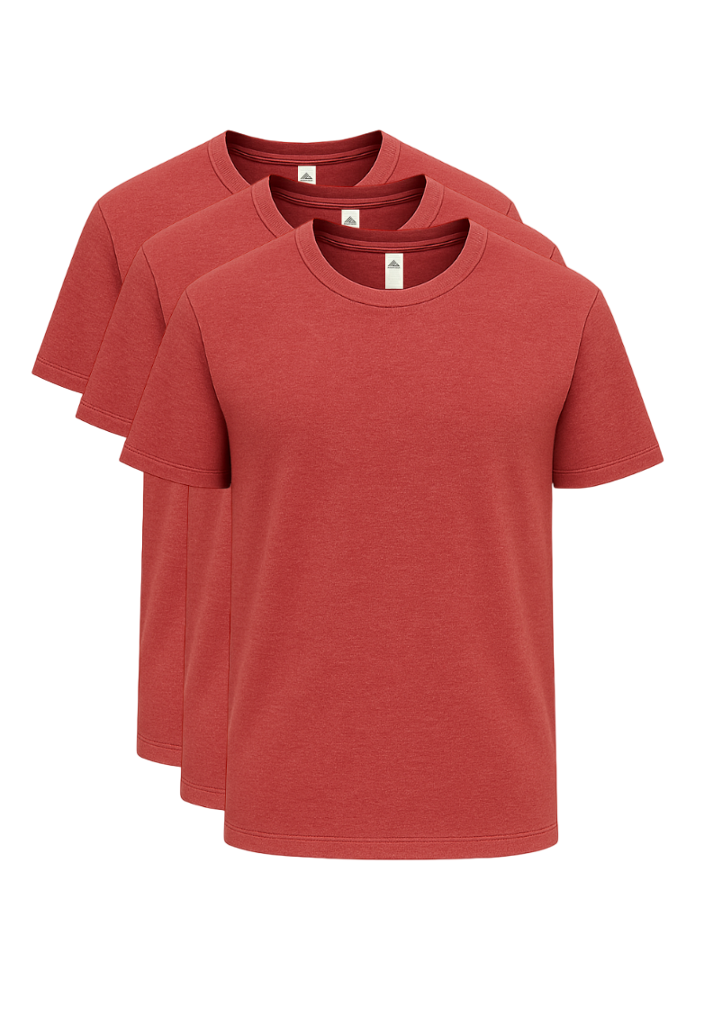 3 pack Men's Extra Soft Medium Weight Short Sleeve Workout T-Shirts