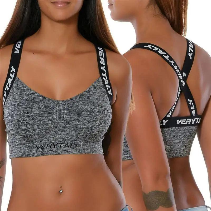 High Quality Fitness Sports Cropped for Women And Girls Bustier Skinny Sports Bra