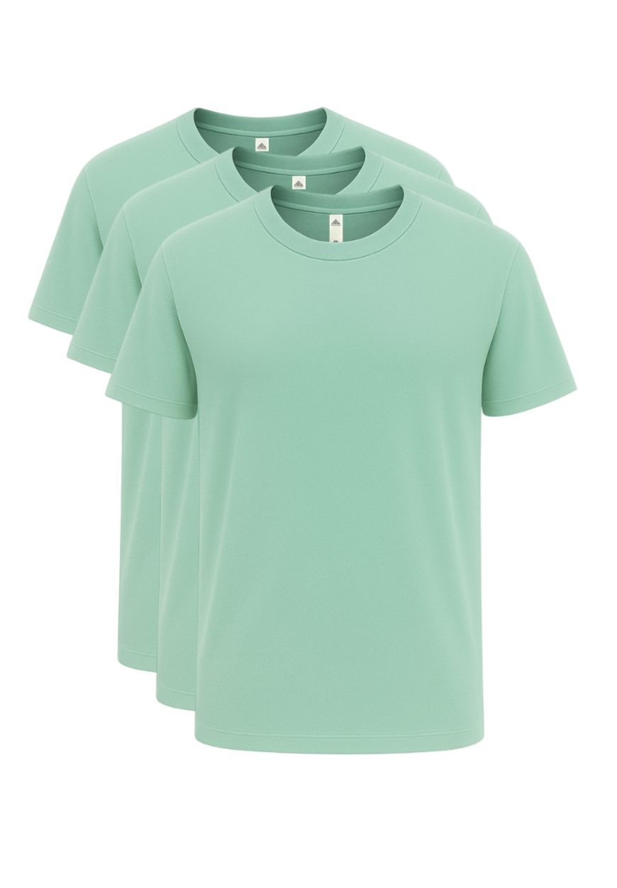 3 pack Men's Extra Soft Medium Weight Short Sleeve Workout T-Shirts