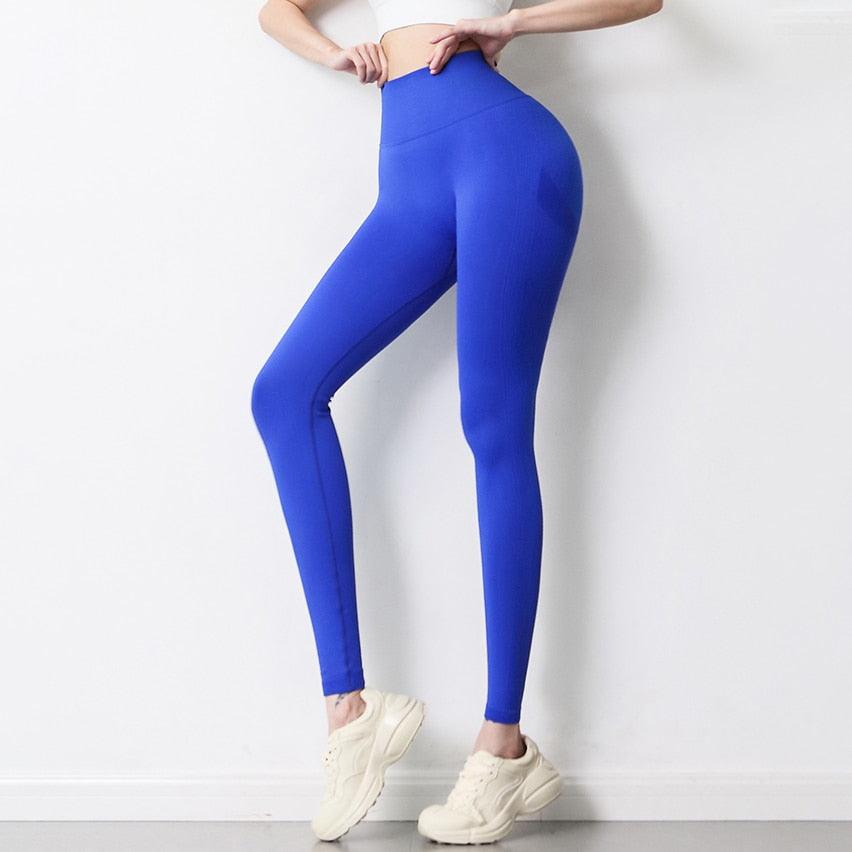 Women's Lightweight Yoga Seamless Stretchy High Waist Tight Lift Skinny Fitness Leggings