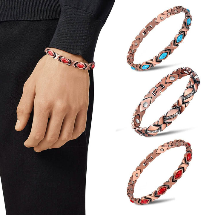 Magnetic Energy Therapy Pain Relief Copper Bracelet Unisex