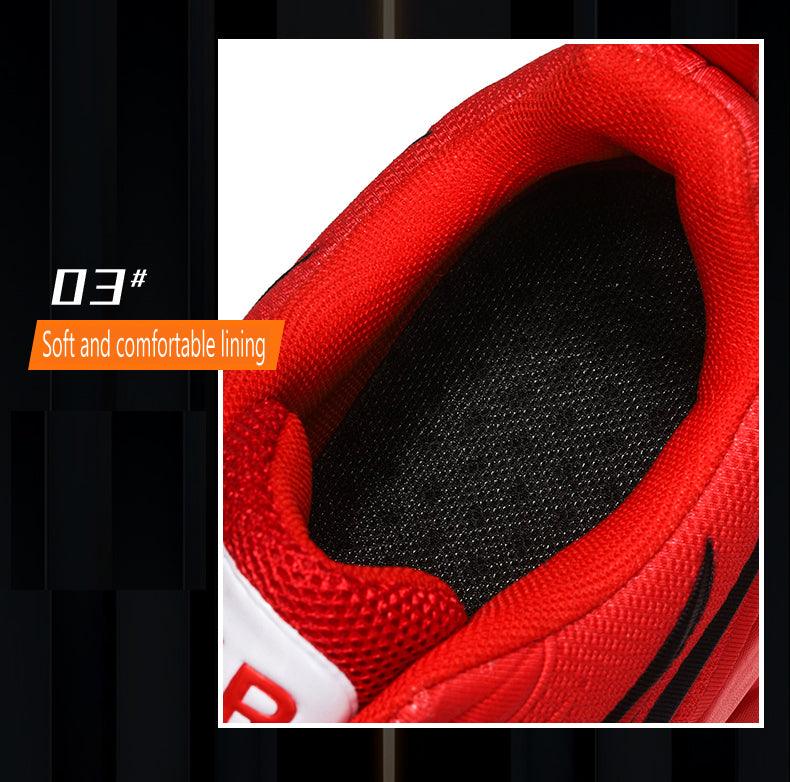 Men's Flame Printed Weave Comfortable Running Sneakers
