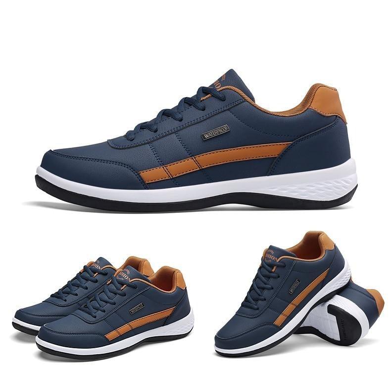 Men's Leather Casual Comfortable Luxury Sneakers