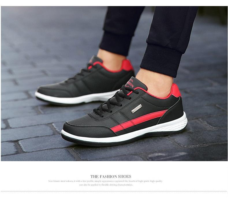 Men's Leather Casual Comfortable Luxury Sneakers