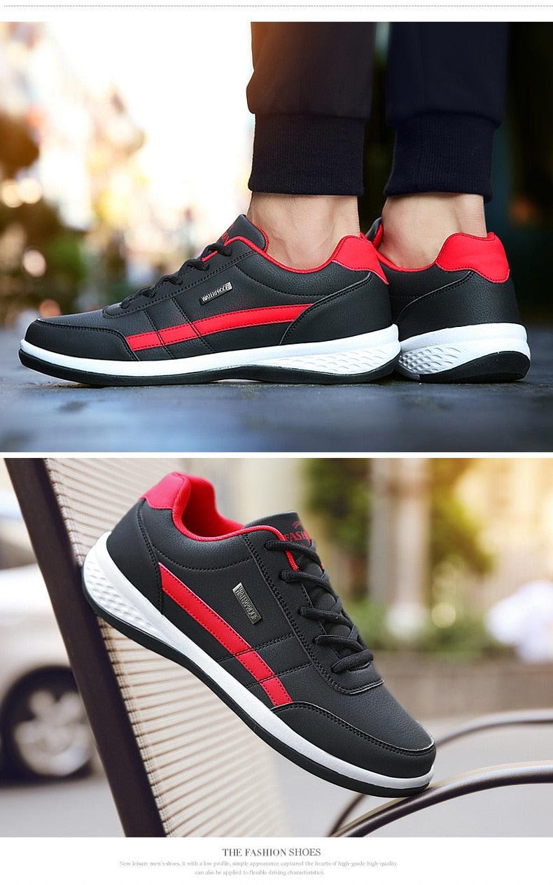 Men's Leather Casual Comfortable Luxury Sneakers