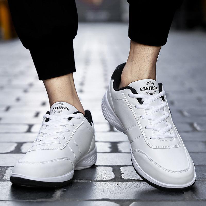 Men's Leather Casual Comfortable Luxury Sneakers
