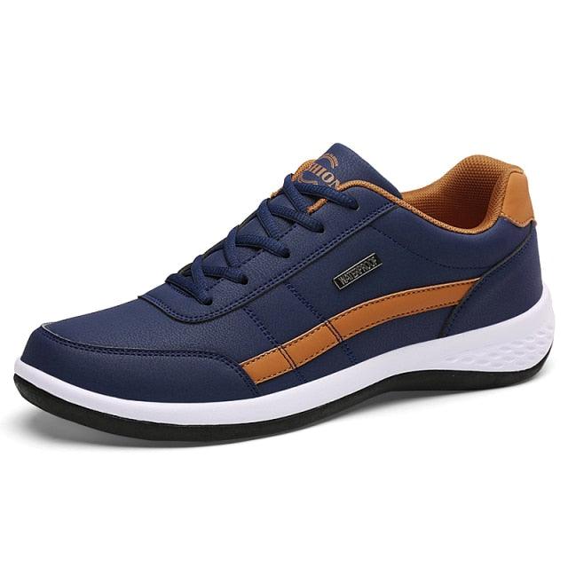 Men's Leather Casual Comfortable Luxury Sneakers