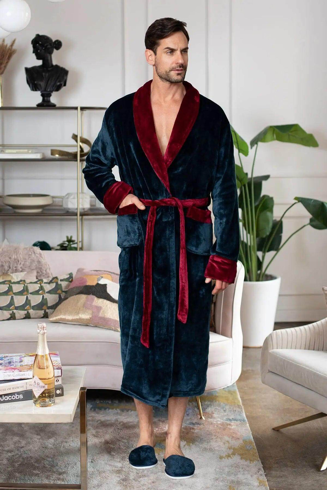 Men'sCozy Plush Robes – Built for Comfort, Designed to Last